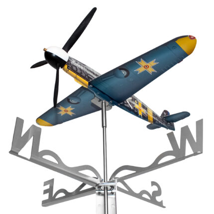 Decor premium pentru grădină cu avion Bf 109