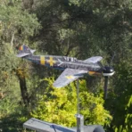 Model eolian Bf109 în culorile Forțelor Aeriene Regale Române pentru exterior