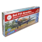 Bell P39 Airacobra stainless steel STEM skills building kinetic kit acts as weathervane and wind spinner