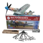 Bell P39 Airacobra prefabricated stainless steel airplane weathervane model and outdoor kinetic decor