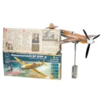 Bf109 stainless steel DIY kinetic kit with historical note brings history nature and manual skills together