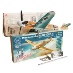 Assembled steel weathervane Bf109 accompanied by historical information about the Star of Africa in gift packaging