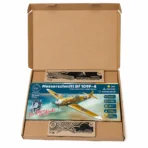 Bf109 stainless steel aircraft weathervane and wind spinner STEM construction set with accessories in bundle box